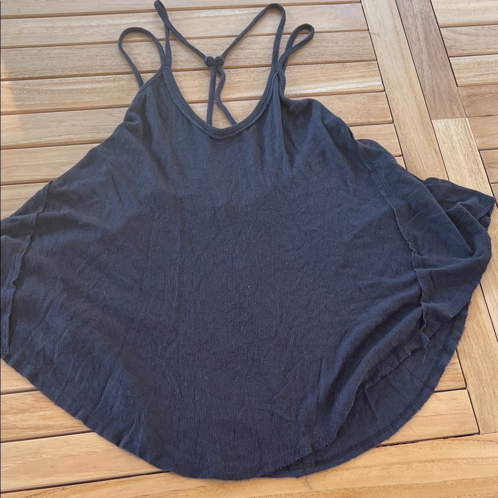 We The Free black cotton knit Tank Top size S